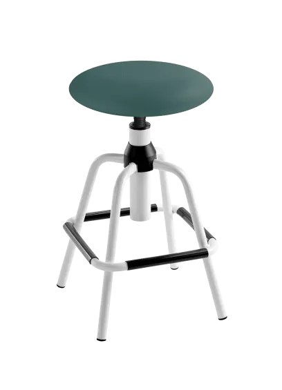 LZ 02 - 12 - K, stolička, výška sezení 58-75 cm, koženka SILVERTEX - koženka tyrkysová 30510